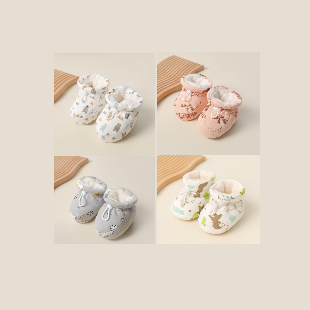 Lilla Ulltassen - Varma päls-babystövlar