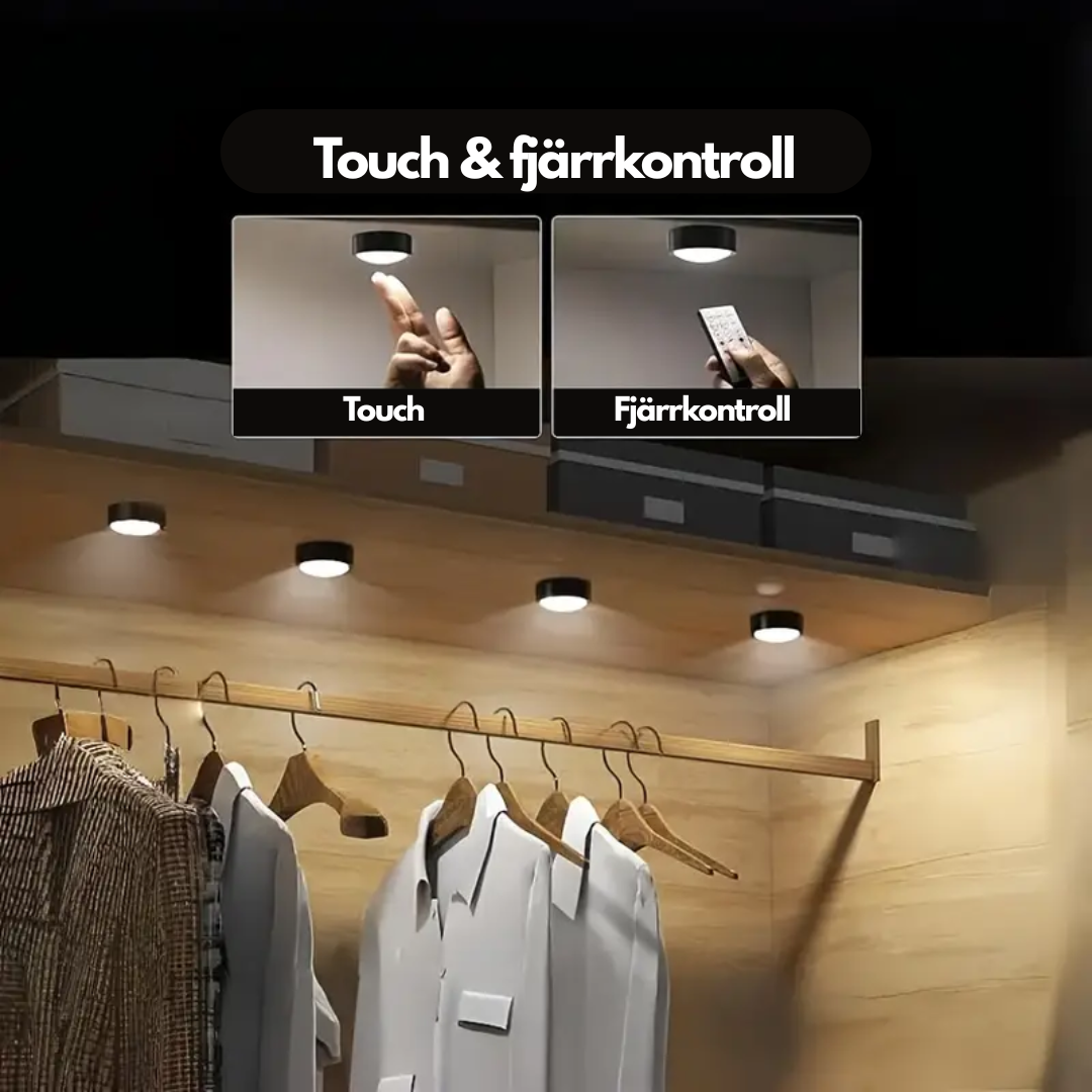 BrightControl™ – Smart belysning med touch och fjärrstyrning